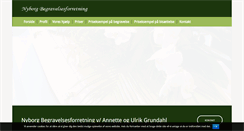 Desktop Screenshot of nyborgbegravelsesforretning.dk